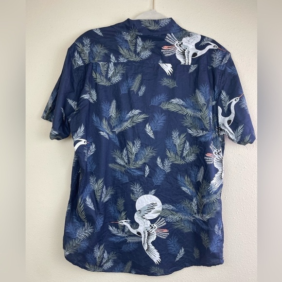 Free Planet Blue Button Down Men's Shirt Size XL - Picture 3 of 4